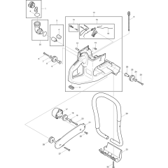 Handle Assembly for Makita DPC6200