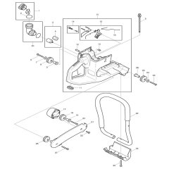 Handle Assembly for Makita DPC7300