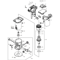 Makita DRT50ZJ Main Assembly