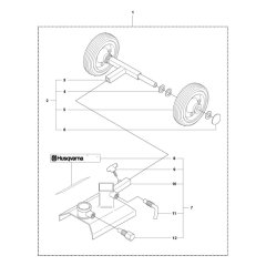 Base Plate for Husqvarna DS 40