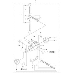 Carriage Assembly for Husqvarna DS 40