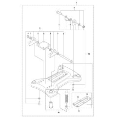 Base Plate for Husqvarna DS 500