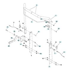 Handle Assembly for Husqvarna