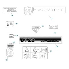 Husqvarna DT22BNR Assembly