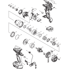 Makita DTD134RFE Assembly