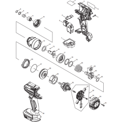 Makita DTD152Z Assembly