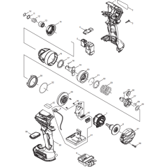 Makita DTD154Z Assembly