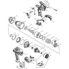Makita DTW1001Z Assembly