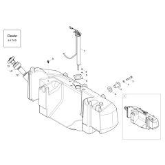 Fuel Tank Assembly for DV60-2