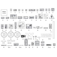 Decals for Wacker DV60-2 Dumper