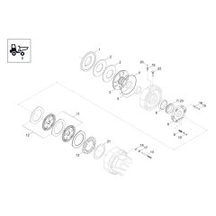 Brake Assembly for DV90-2
