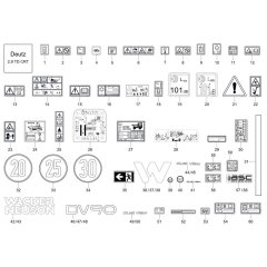 Decals for Wacker DV90-2