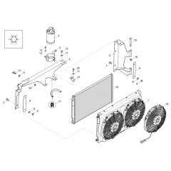 Radiator Assembly for Wacker DV90-2