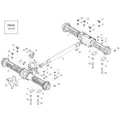 Axle Assembly for Wacker DV90-2