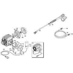 Handle Assembly for DeWalt DXPW002CE