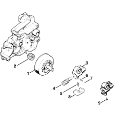 Oil Pump Assembly for Stihl E14