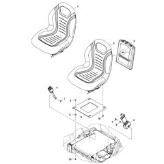 Vinyl Seat for BobCat E17Z