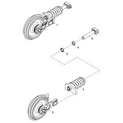 Track Tensioner for BobCat E19