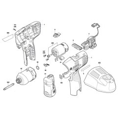 Impact Wrench Assembly for Bosch