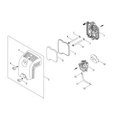 Air Cleaner for Shindaiwa EB3410