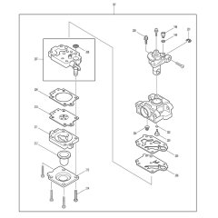 Carburettor Assembly for Makita