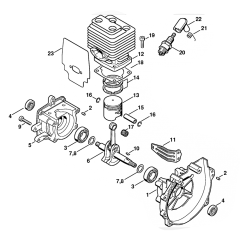 FS108 Crankcase Cylinder