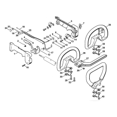 Stihl FS108 Loop Handle