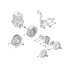 Stihl FS38 FS45 FS46 Ignition Parts