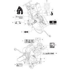 Decals for Husqvarna FS500 E