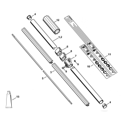 FS90 FS90r Drive Tube Assembly