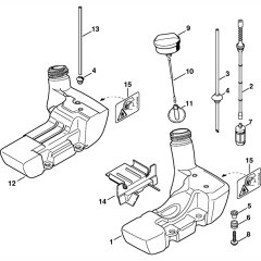 Fuel Tank Assembly for Stihl