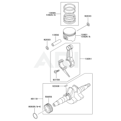 Piston & Crankshaft for GE2200A