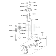 Valve/Camshaft for GE2200A