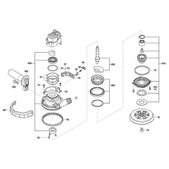 Bosch GET 55-125 Sander Assembly