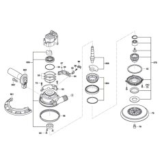 Bosch GET 75-150 Sander Assembly