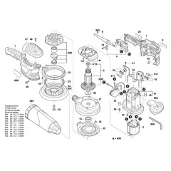 Orbital Sander Assembly for Bosch