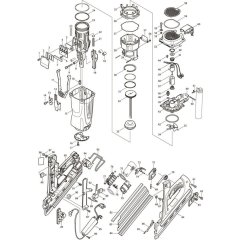 Makita GN900SE Main Assembly