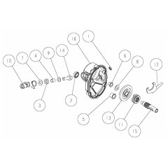 Transmission Assembly for OREC GR537PRO (2 Action) Mower