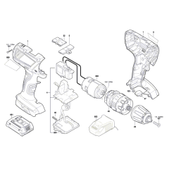 Cordless Screwdriver Assembly