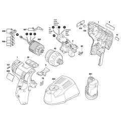 Drill Driver Assembly for Bosch