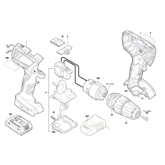 Drill Driver Assembly for Bosch