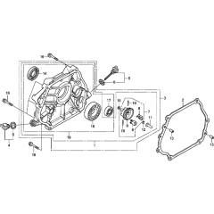 Crankcase Cover for Honda GX240UT1