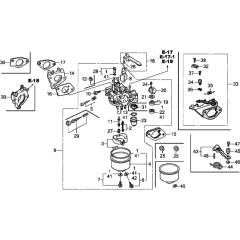 Carburetor Assembly for GX390T1