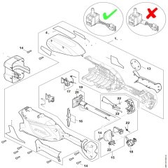 Handle Housing Cover for Stihl HLA 66