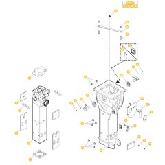Epiroc HB 3600 Breaker Assembly