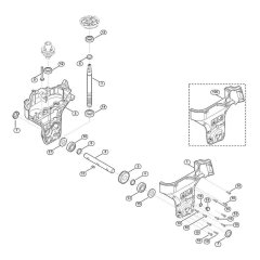 Gear Box Assembly for HB 445.2 R
