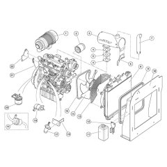 Diesel Engine (Hybrid) Assembly for Nifty Lift HR28 SP85 4X4 Access Platforms