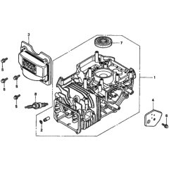 Cylinder Barrel for Honda HRD536C