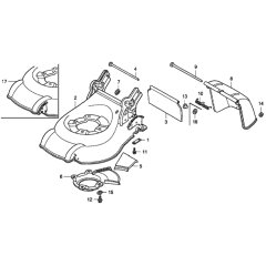 Cutter Housing for Honda HRG415C2