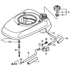 Fan Cover for Honda HRX426C